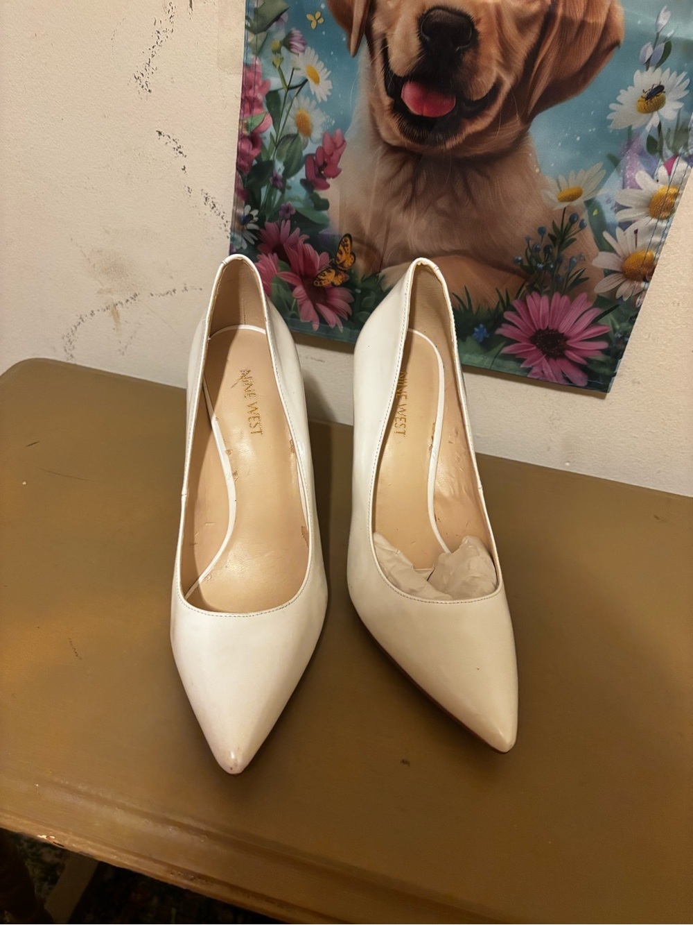 Nine West Ivory Pointed-Toe Pumps